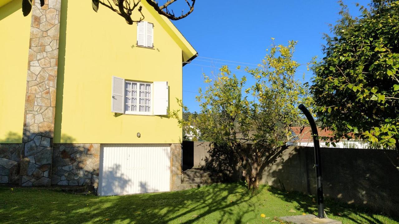 Casa Con Jardin En La Playa De Almieiras Vila Fene Exterior foto