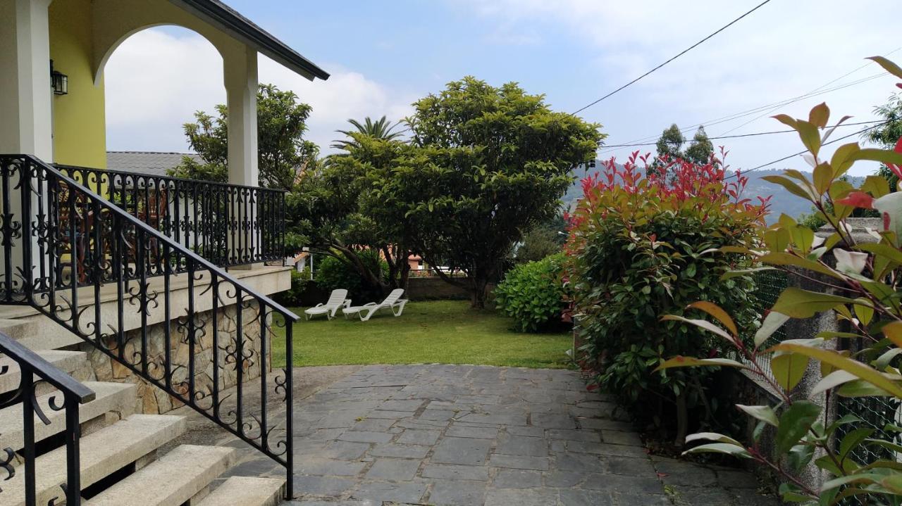 Casa Con Jardin En La Playa De Almieiras Vila Fene Exterior foto